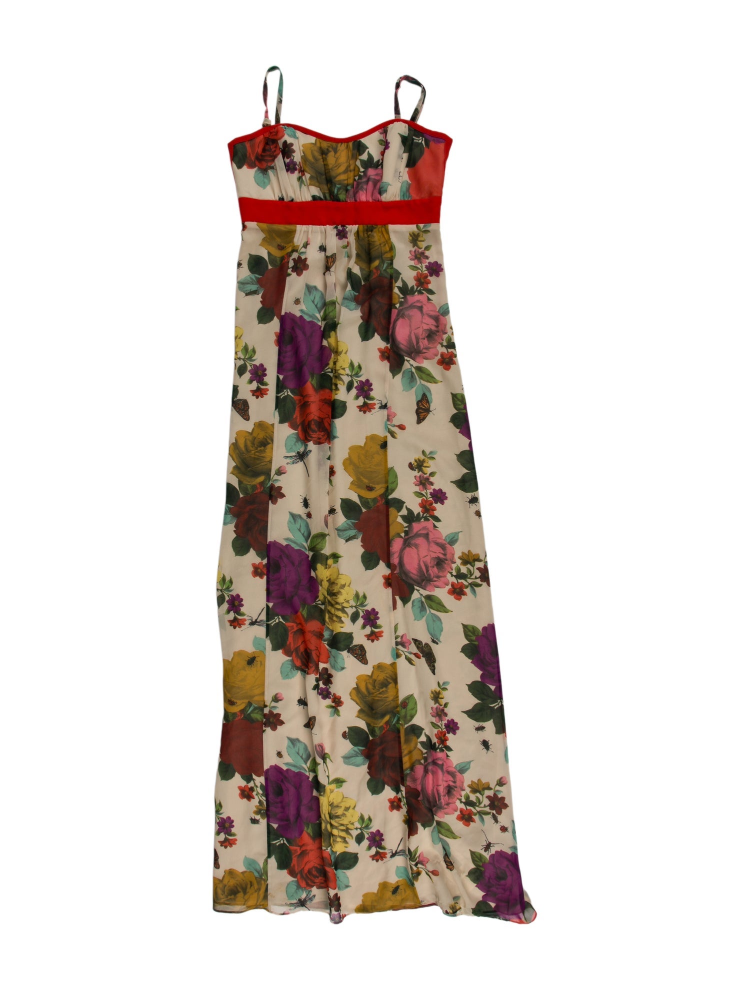 Ted Baker Floral Print Long Dress w/ Tags