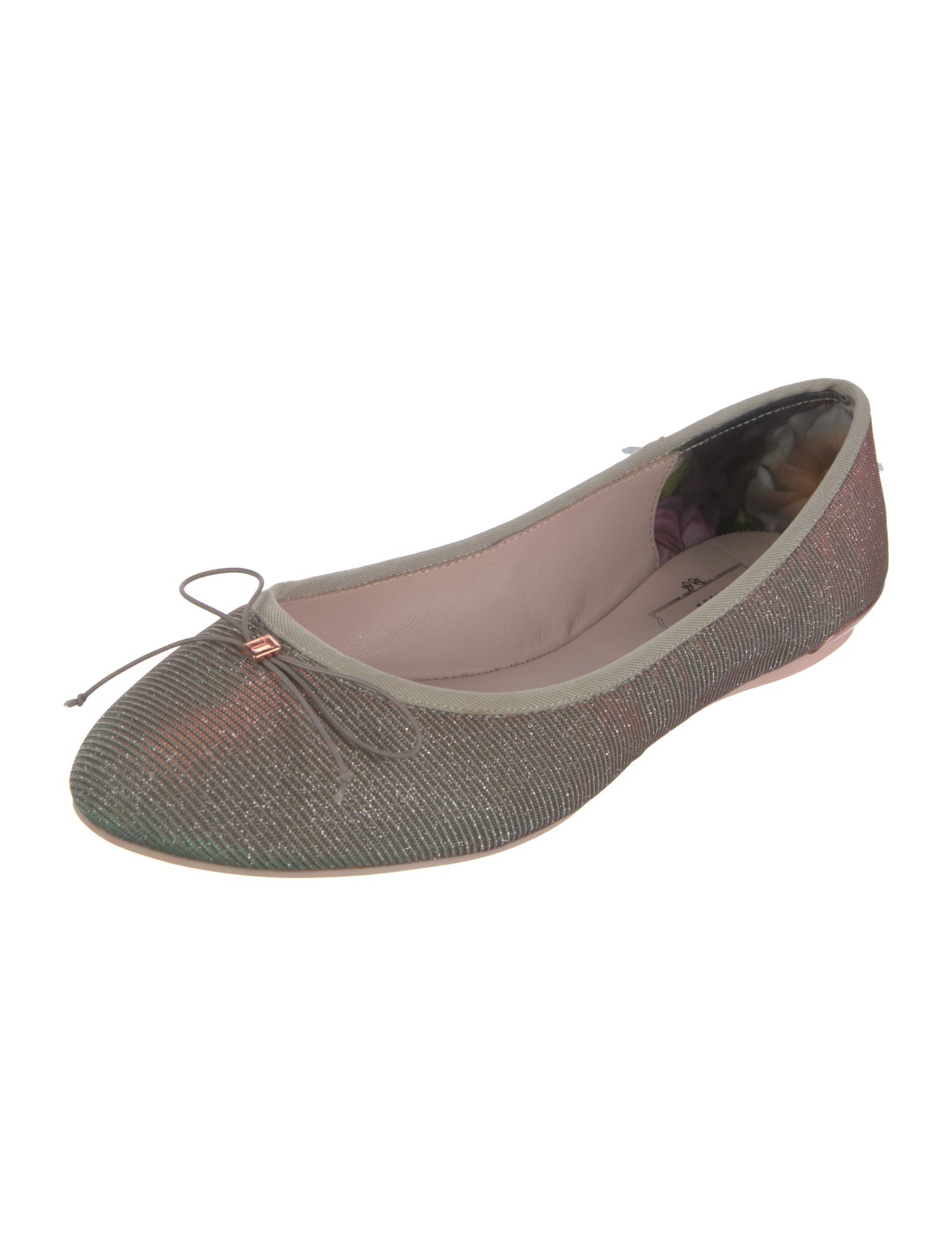 Ted Baker Canvas Ballet Flats