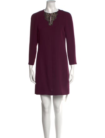 Ted Baker Crew Neck Mini Dress