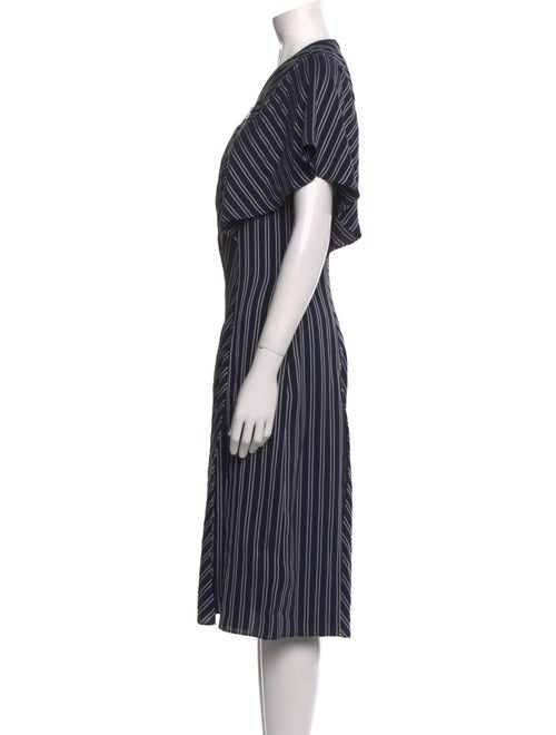 Ted Baker Striped Midi Length Dress