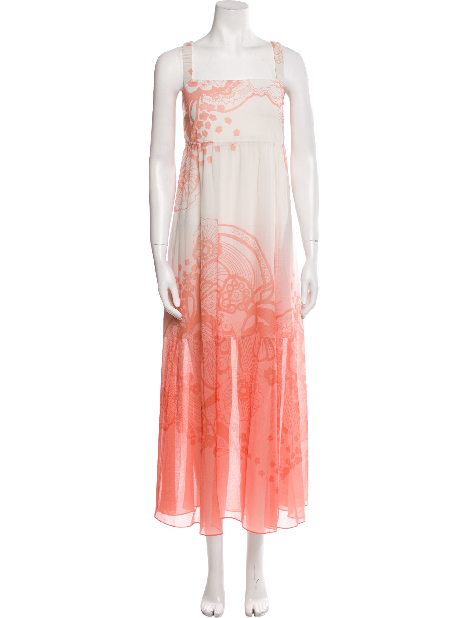 Ted Baker Floral Print Long Dress