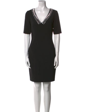 Ted Baker V-Neck Mini Dress