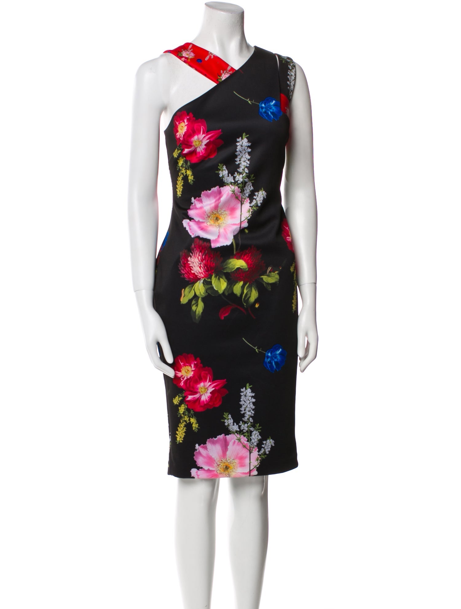 Ted Baker Floral Print Knee-Length Dress