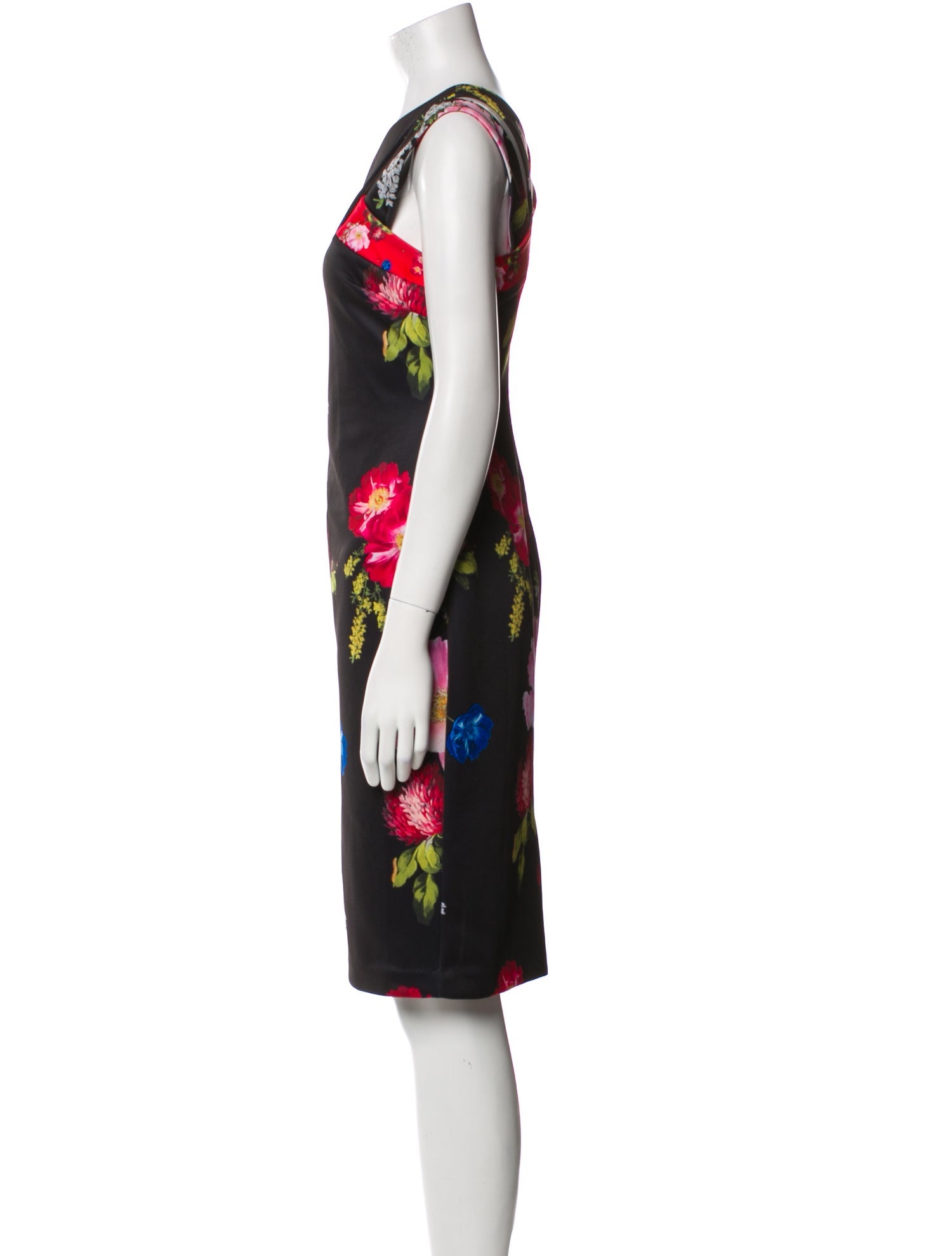 Ted Baker Floral Print Knee-Length Dress