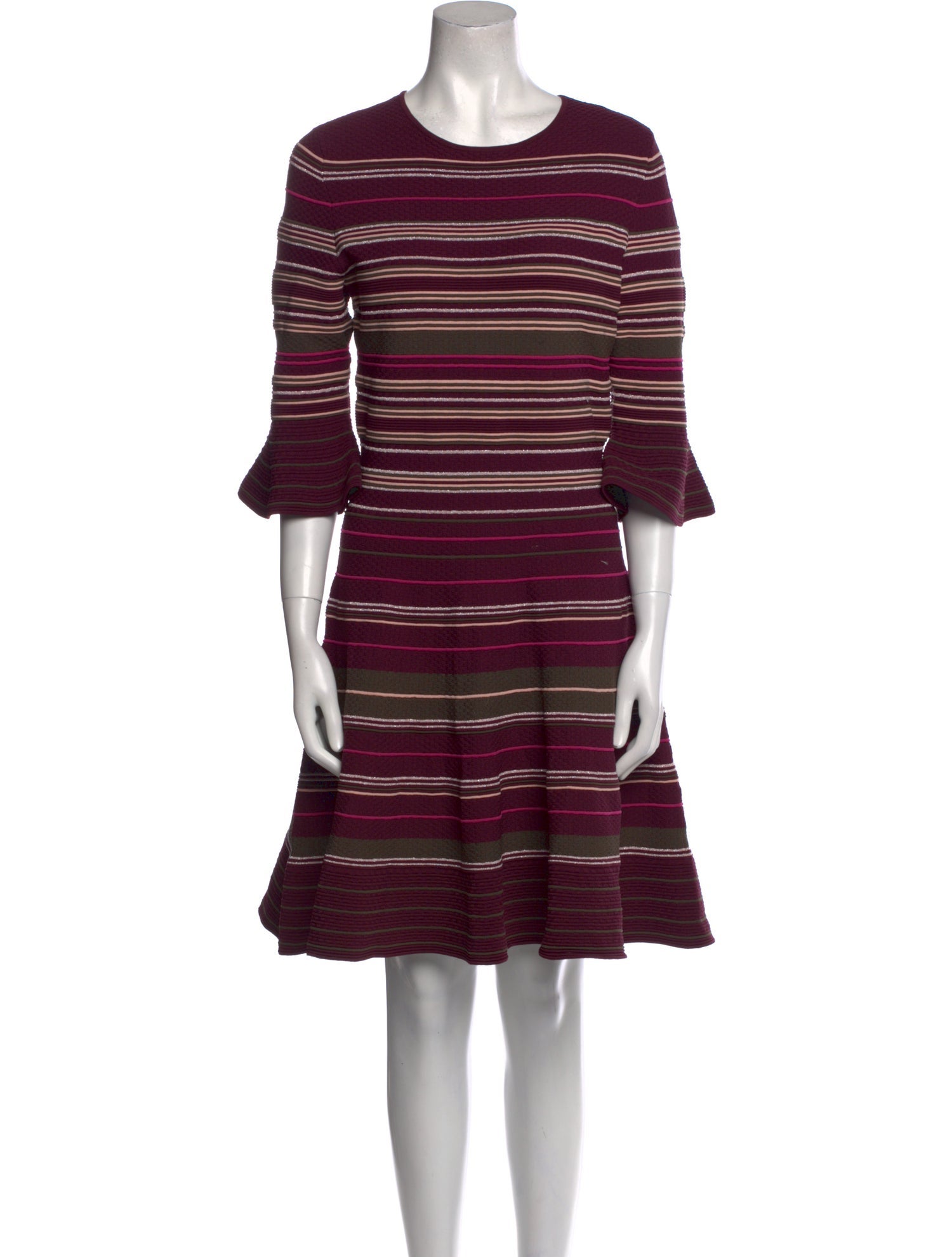 Ted Baker Striped Knee-Length Dress