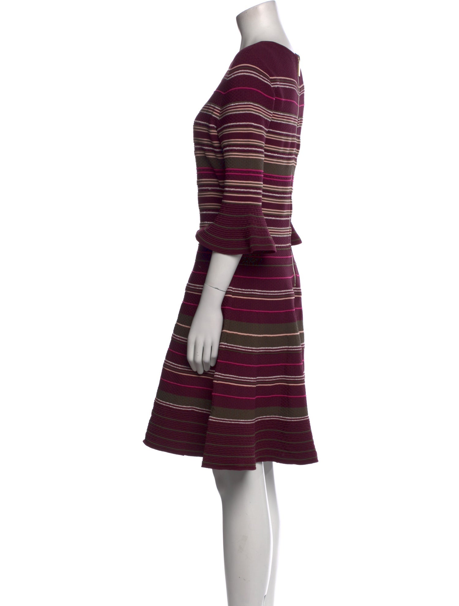 Ted Baker Striped Knee-Length Dress