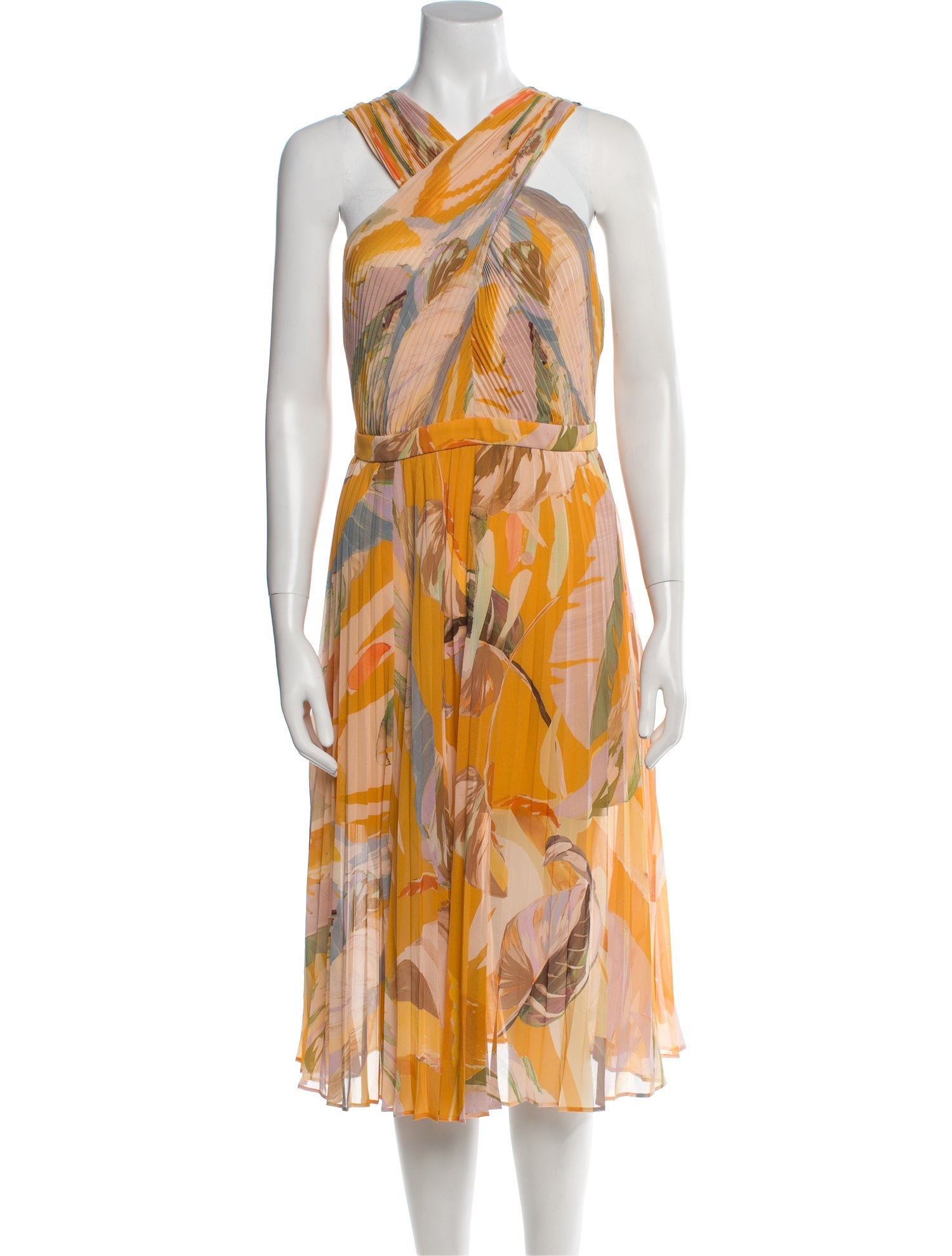 Ted Baker Printed Midi Length Dress