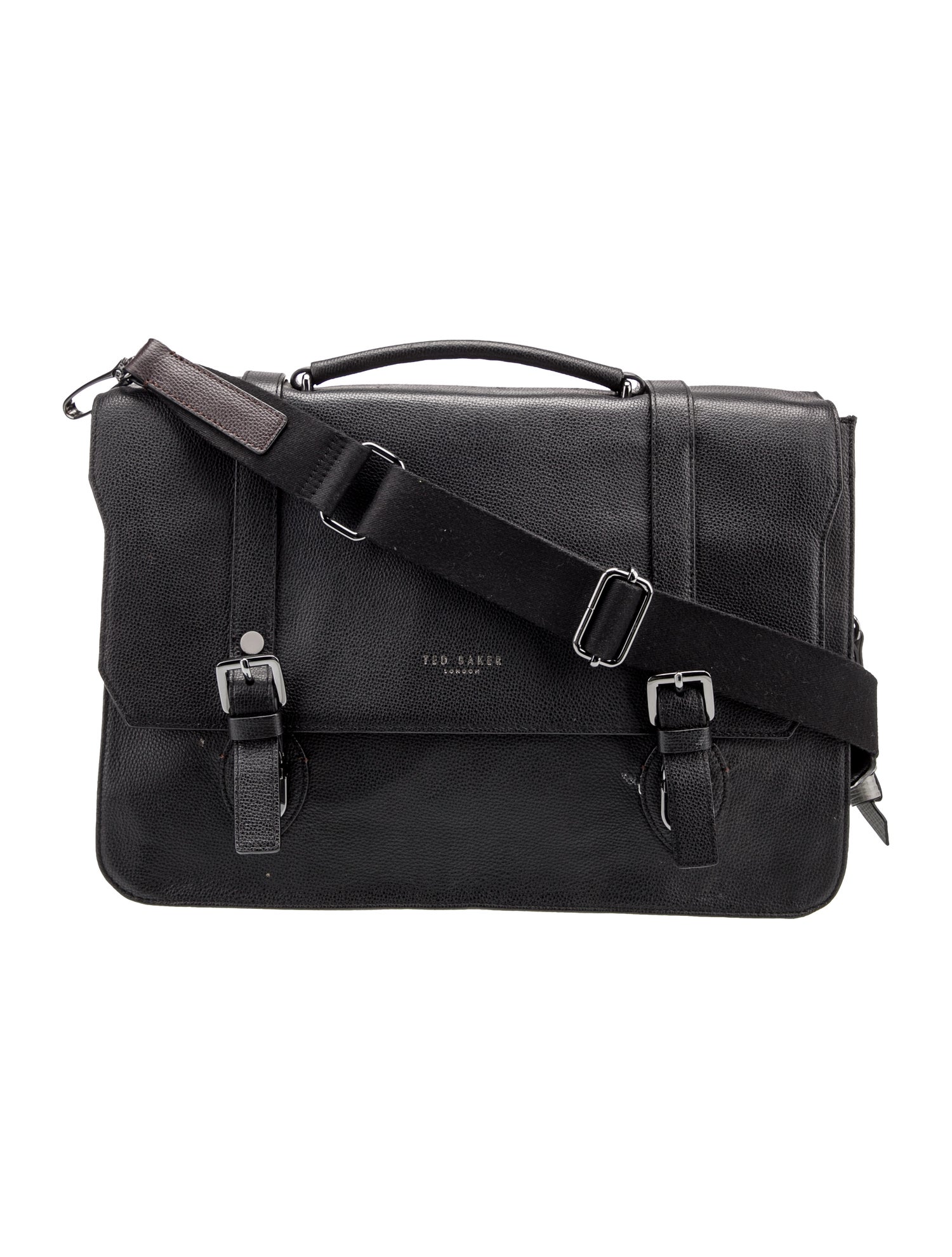 Ted Baker Leather Messenger Bag