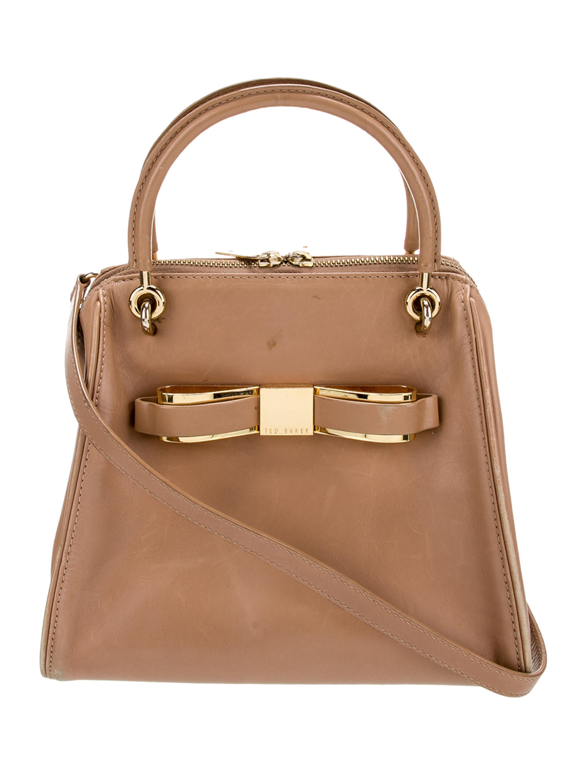 Ted Baker Leather Top Handle Bag