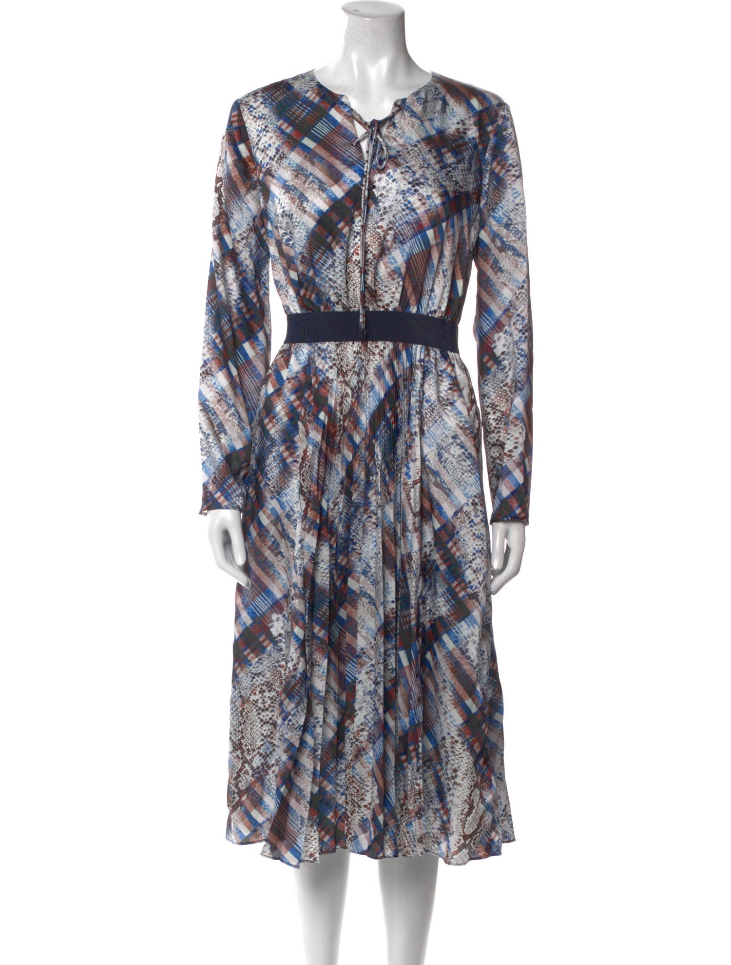 Ted Baker Printed Midi Length Dress