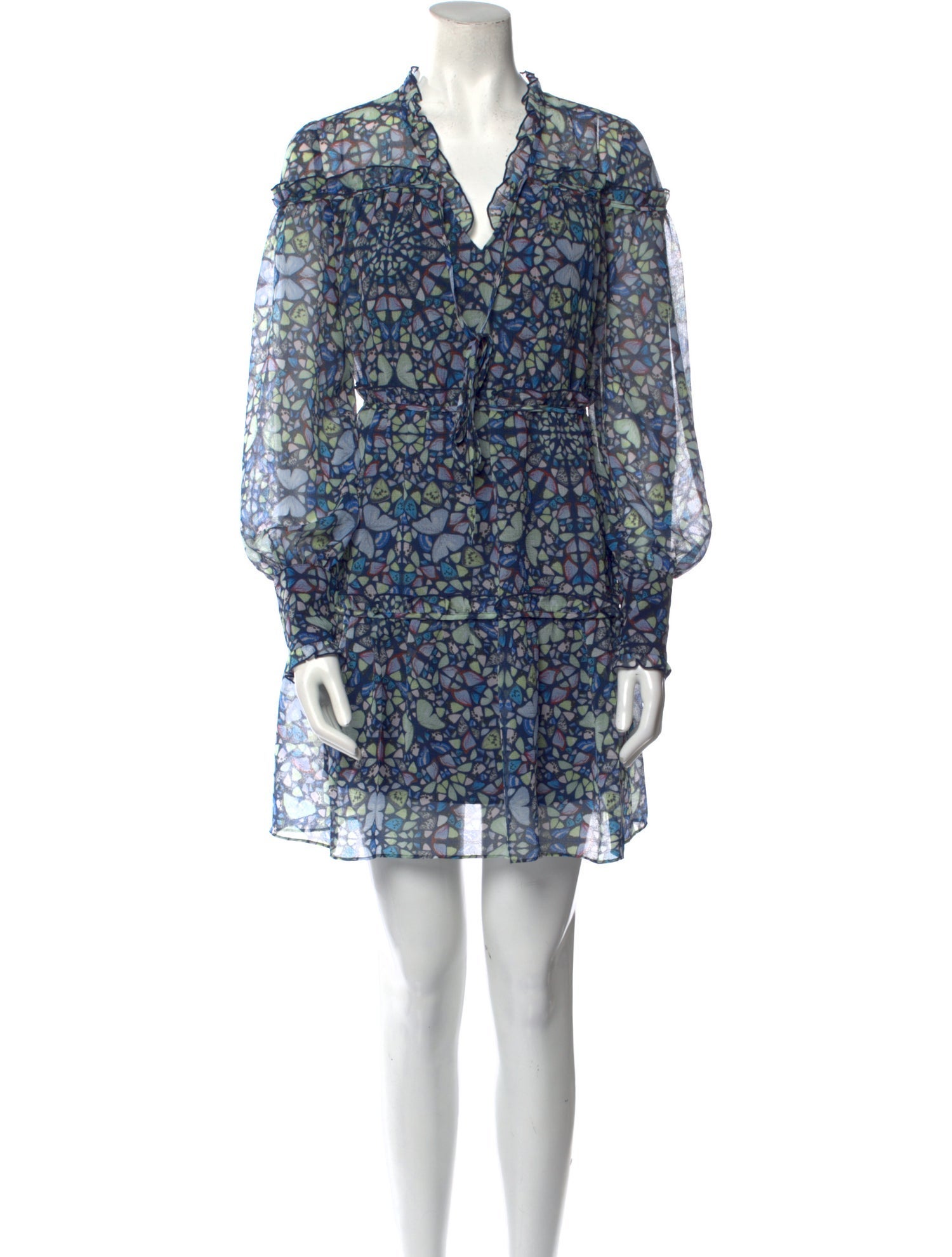 Ted Baker Floral Print Mini Dress w/ Tags