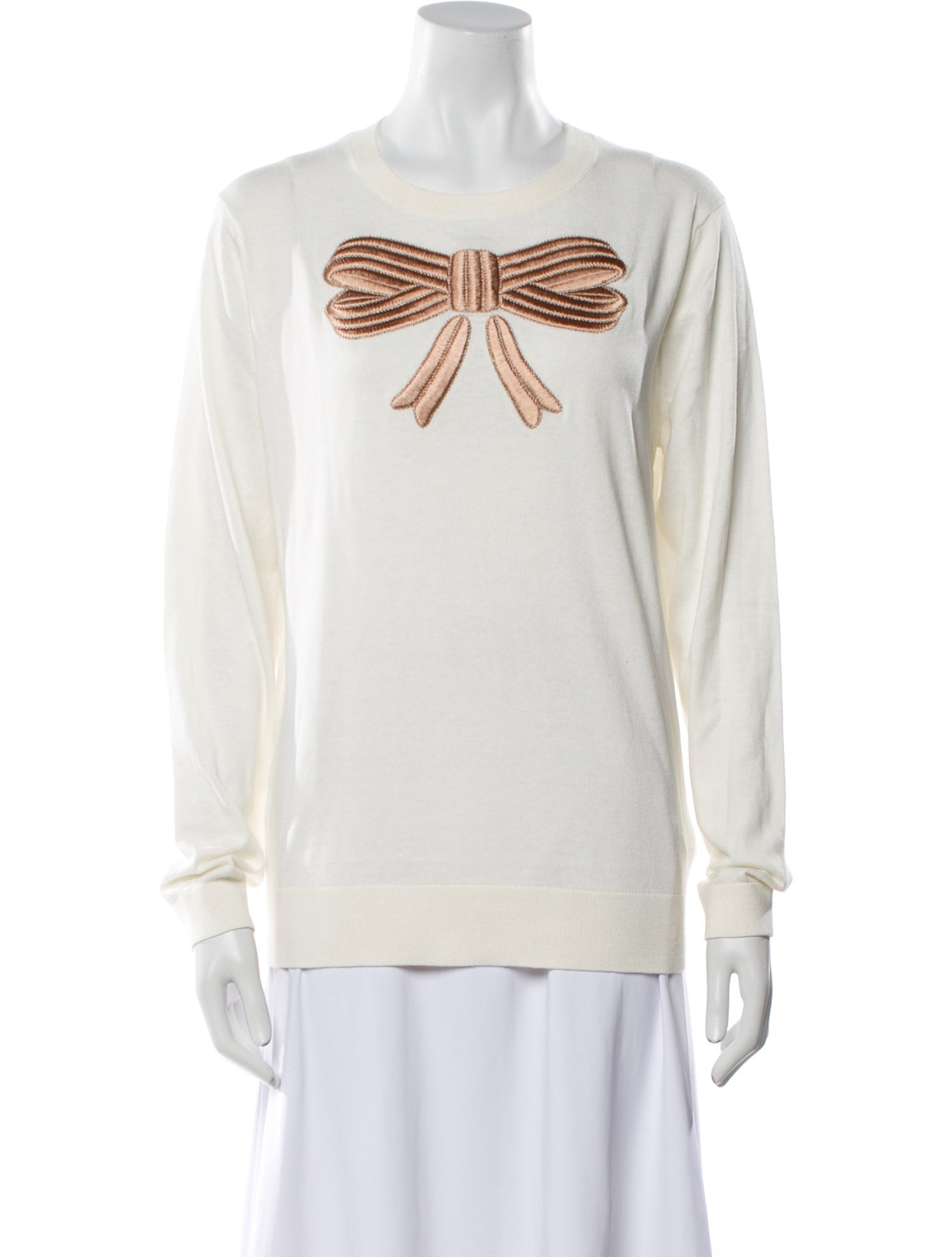 Ted Baker Graphic Print Scoop Neck Sweater w/ Tags