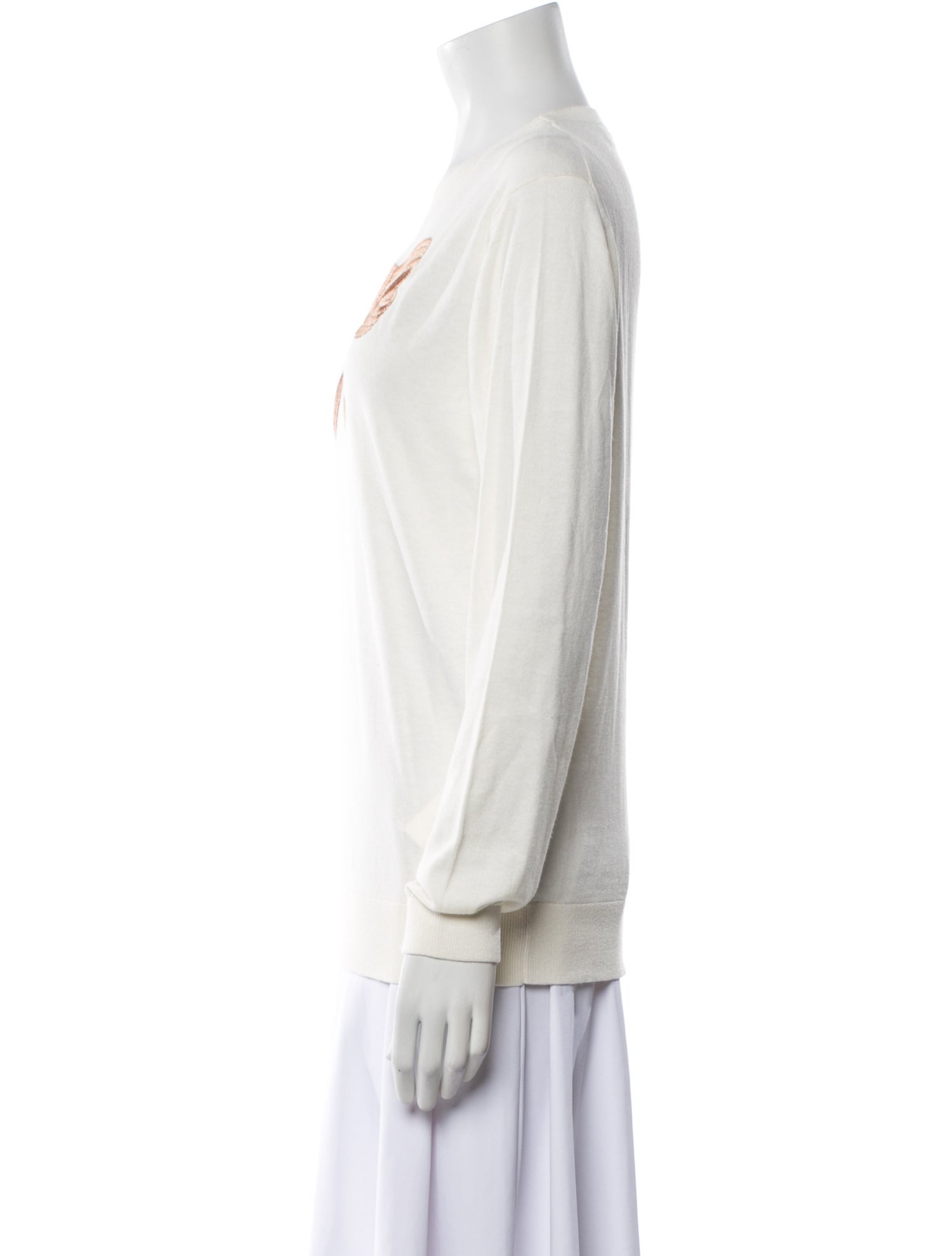 Ted Baker Graphic Print Scoop Neck Sweater w/ Tags