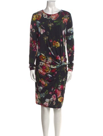 Ted Baker Dresses Floral Print Knee-Length Dress L
