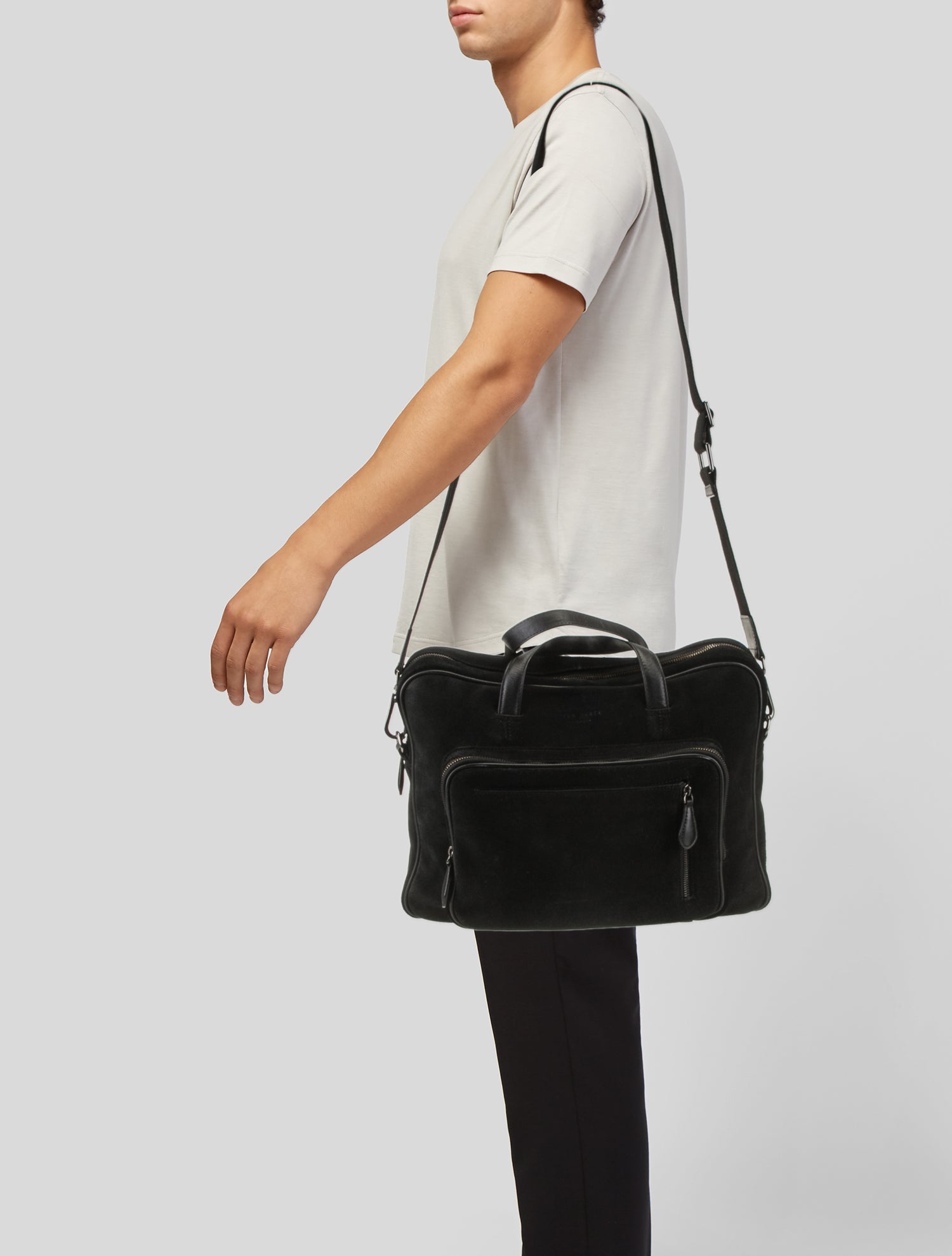 Ted Baker Suede Messenger Bag