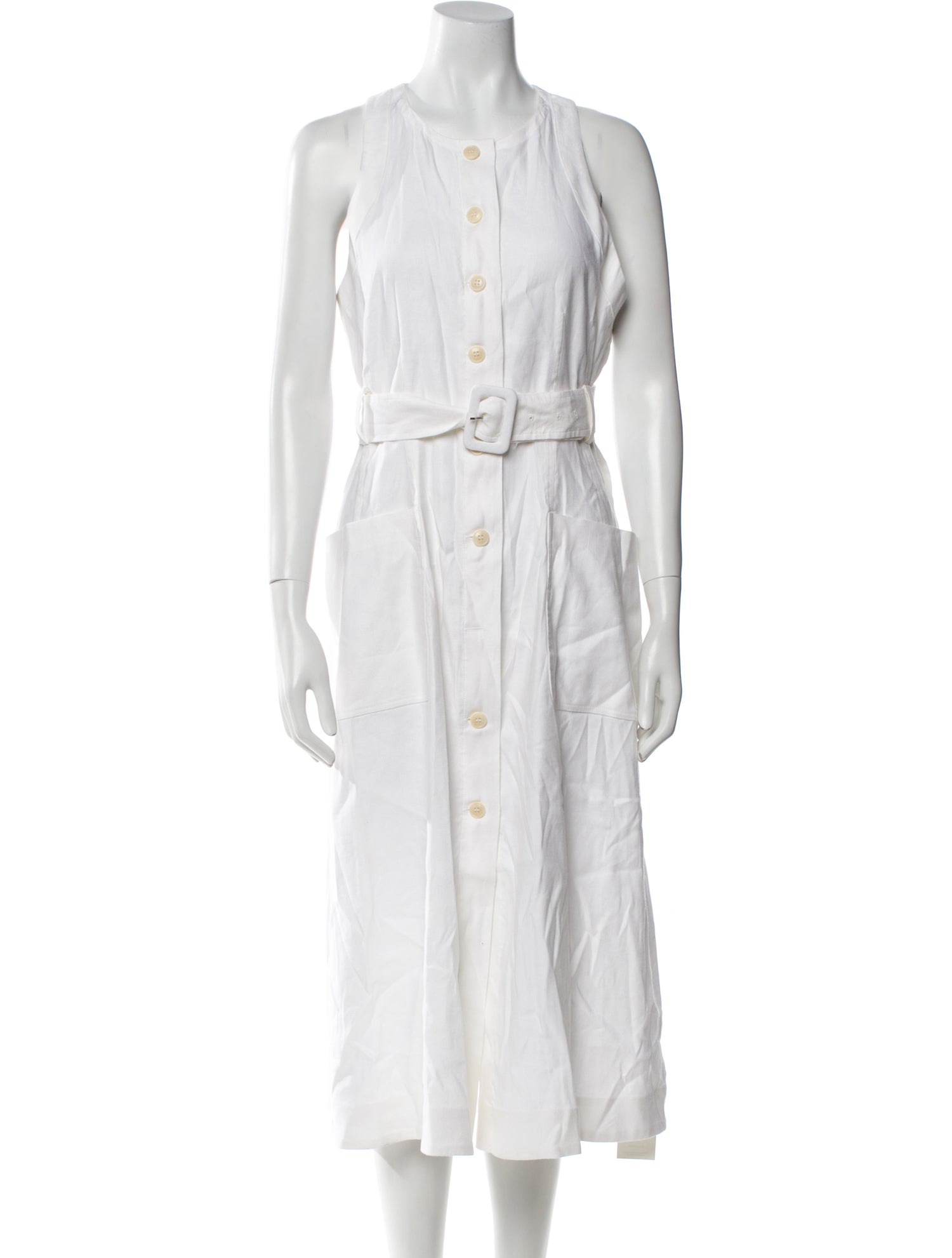 Ted Baker Linen Midi Length Dress
