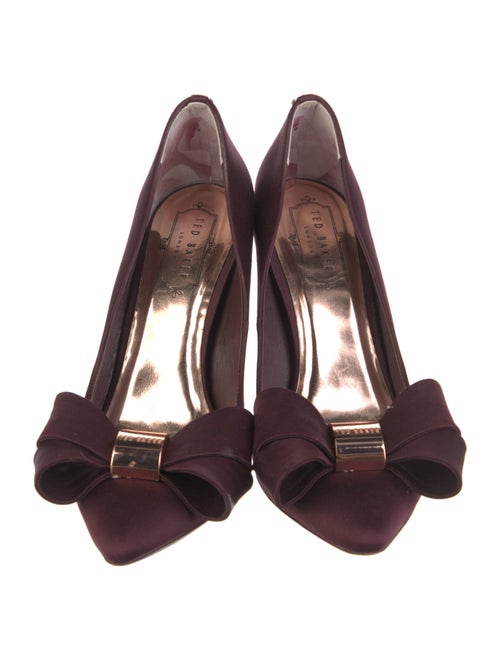 Ted Baker Satin Bow Accents D'Orsay Pumps