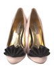 Ted Baker Satin Colorblock Pattern Pumps