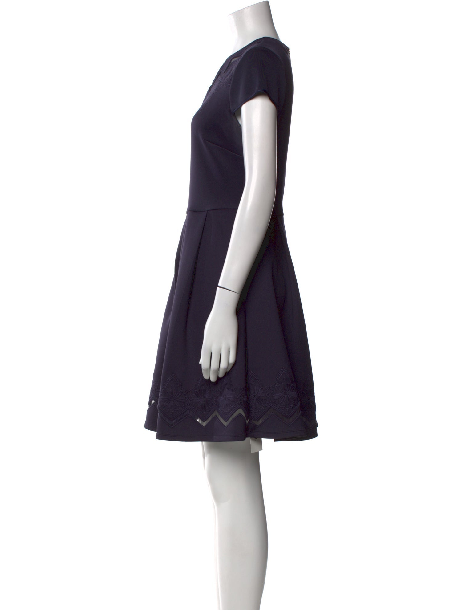 Ted Baker Crew Neck Knee-Length Dress