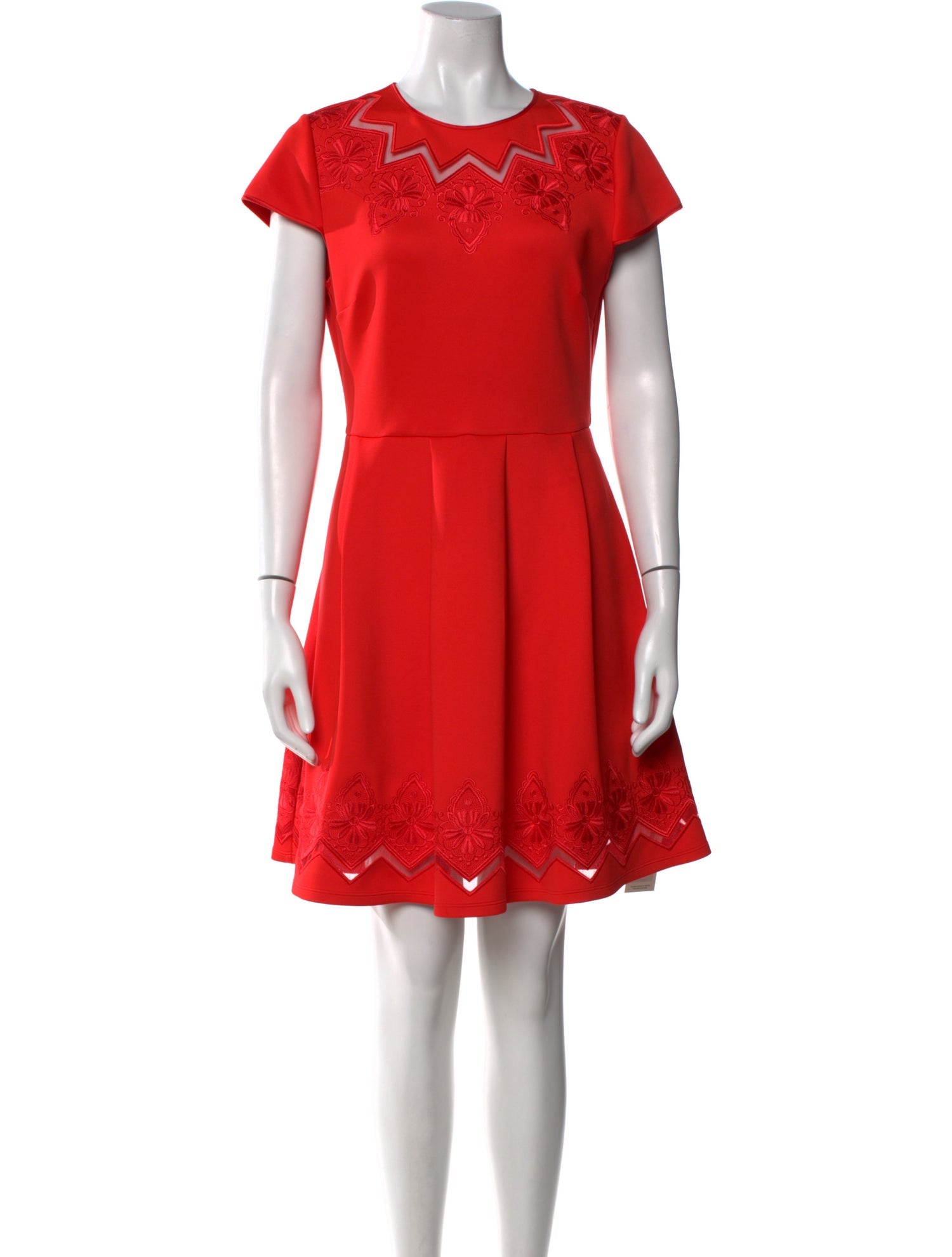 Ted Baker Crew Neck Knee-Length Dress