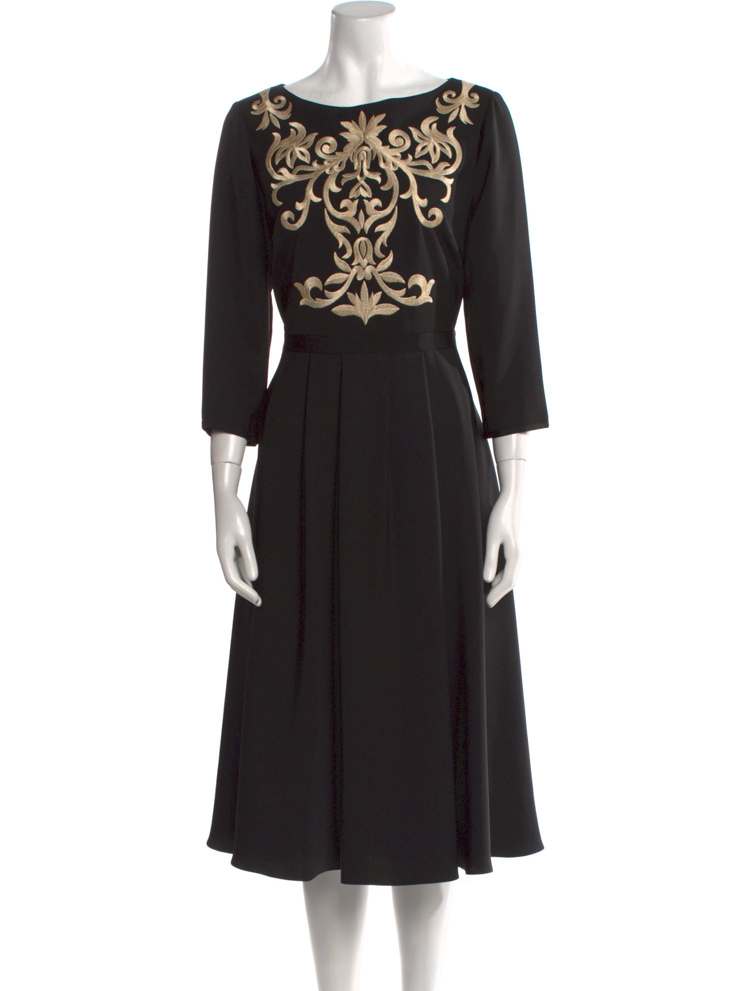 Ted Baker Bateau Neckline Midi Length Dress