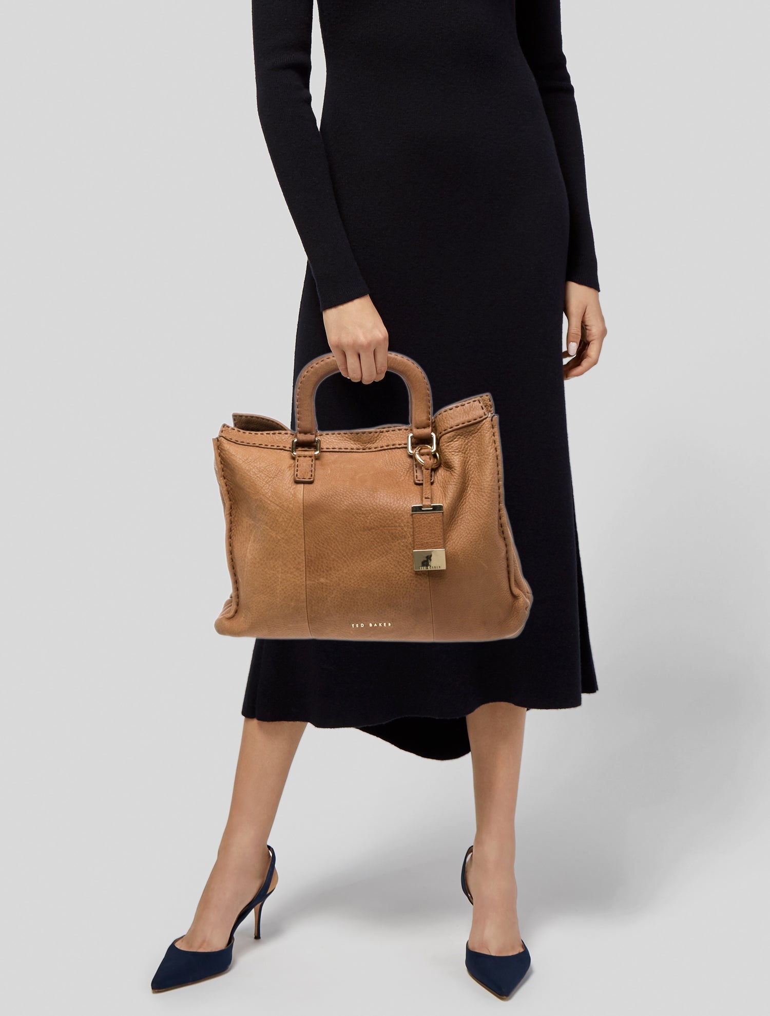Ted Baker Leather Top Handle Bag