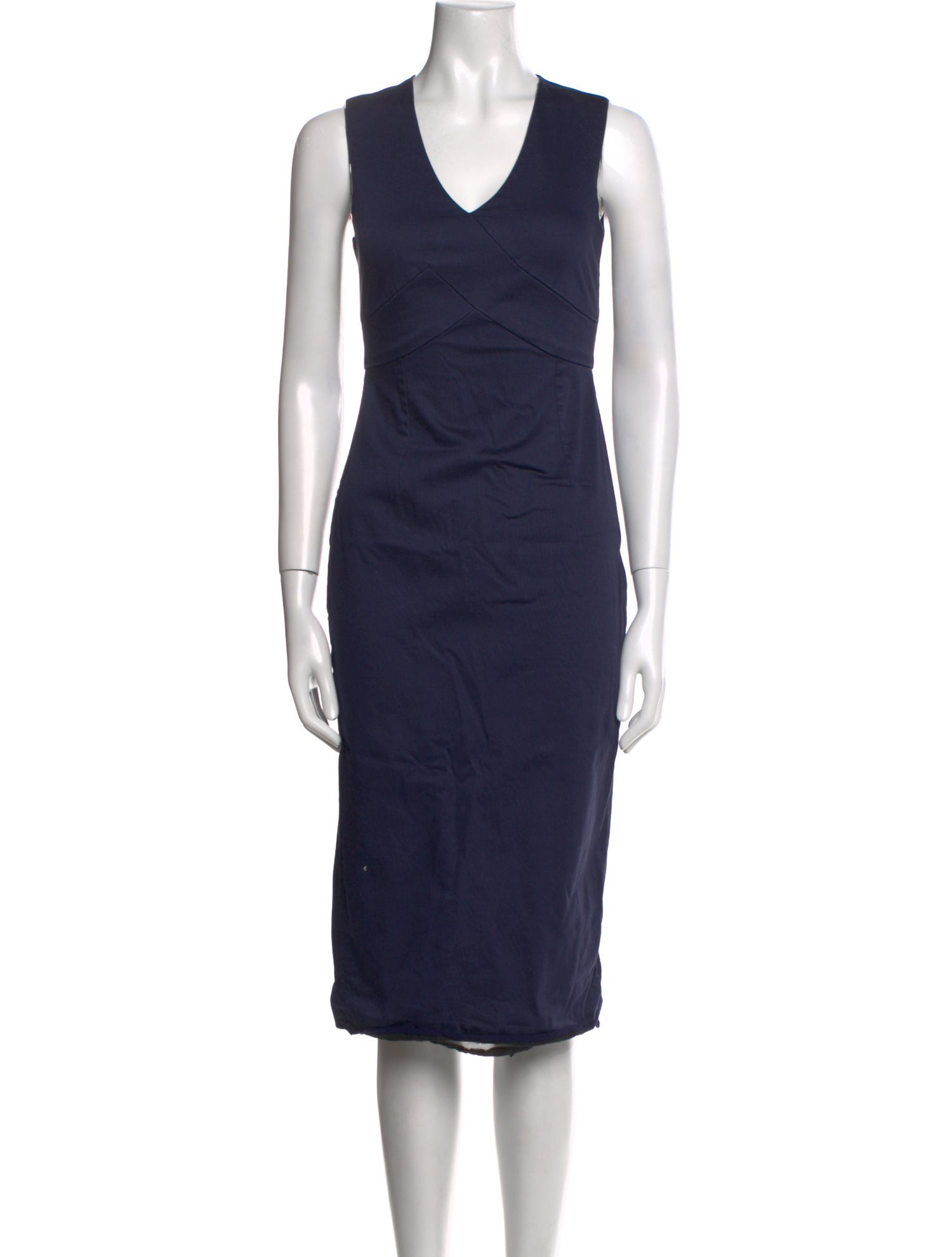 Ted Baker V-Neck Midi Length Dress