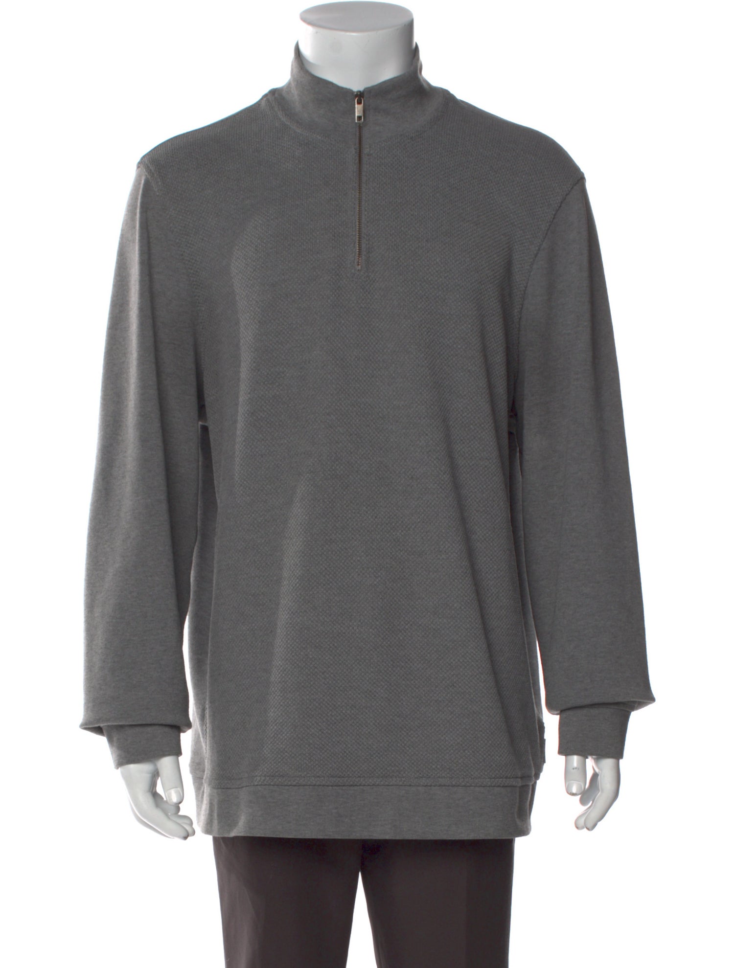 Ted Baker Mock Neck Long Sleeve Polo Sweater