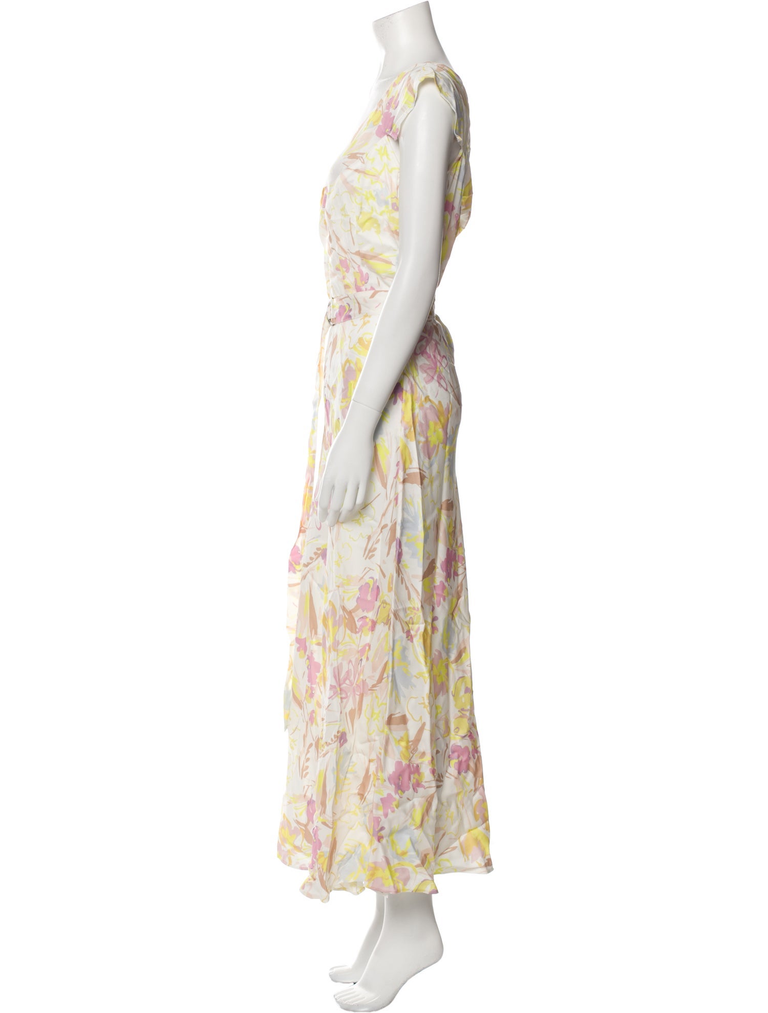 Ted Baker Floral Print Long Dress
