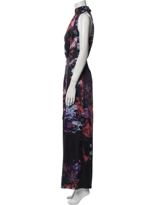 Ted Baker Printed Mock Neck Jumpsuit