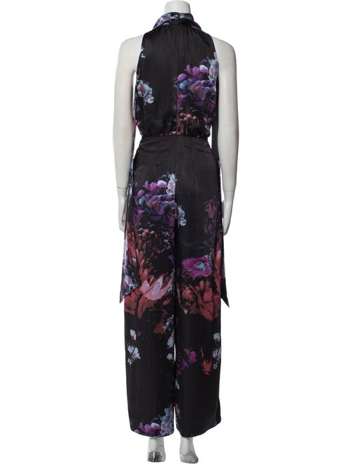 Ted Baker Printed Mock Neck Jumpsuit