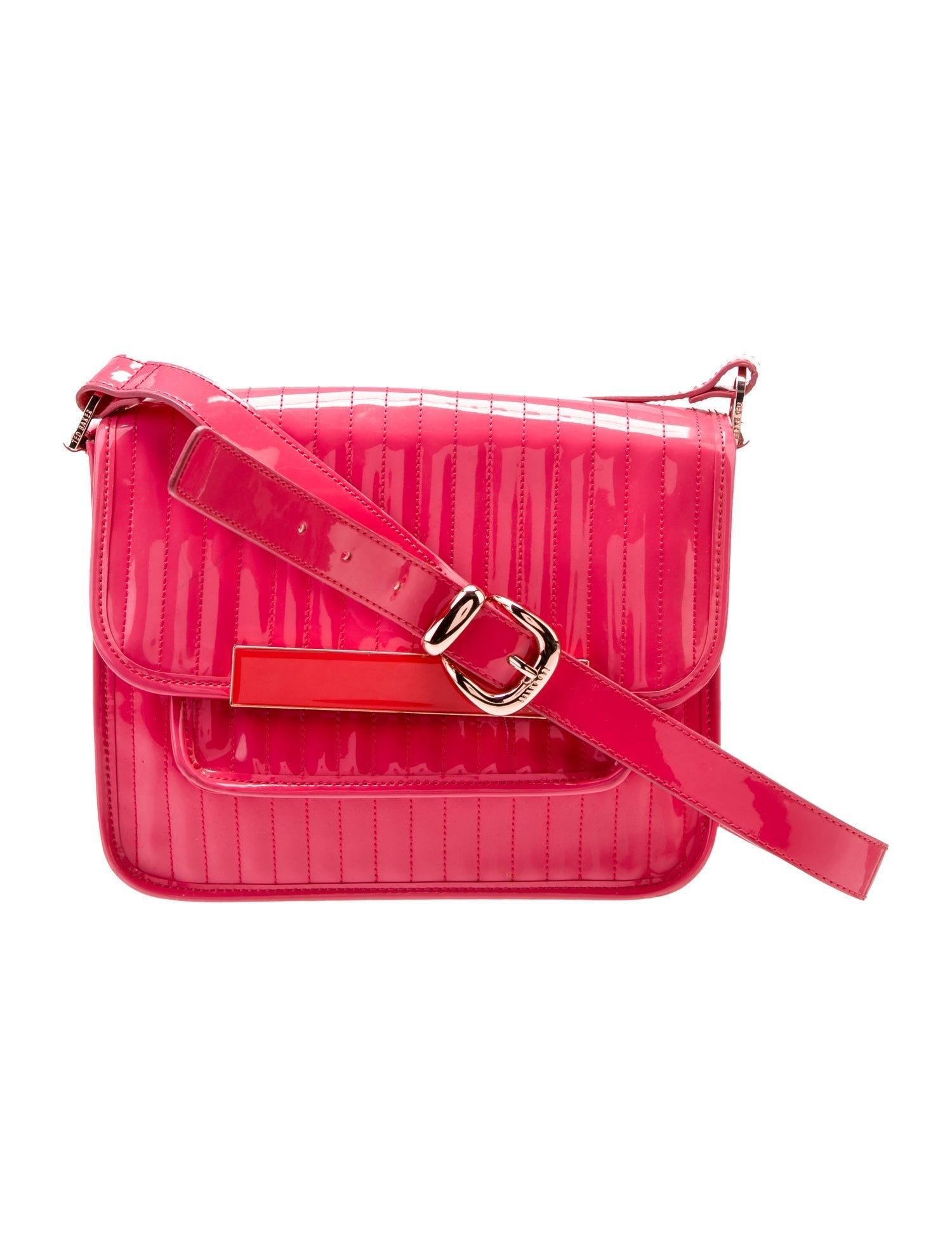 Ted Baker Patent Leather Crossbody Bag