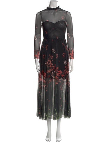 Ted Baker Dresses Floral Print Long Dress XS