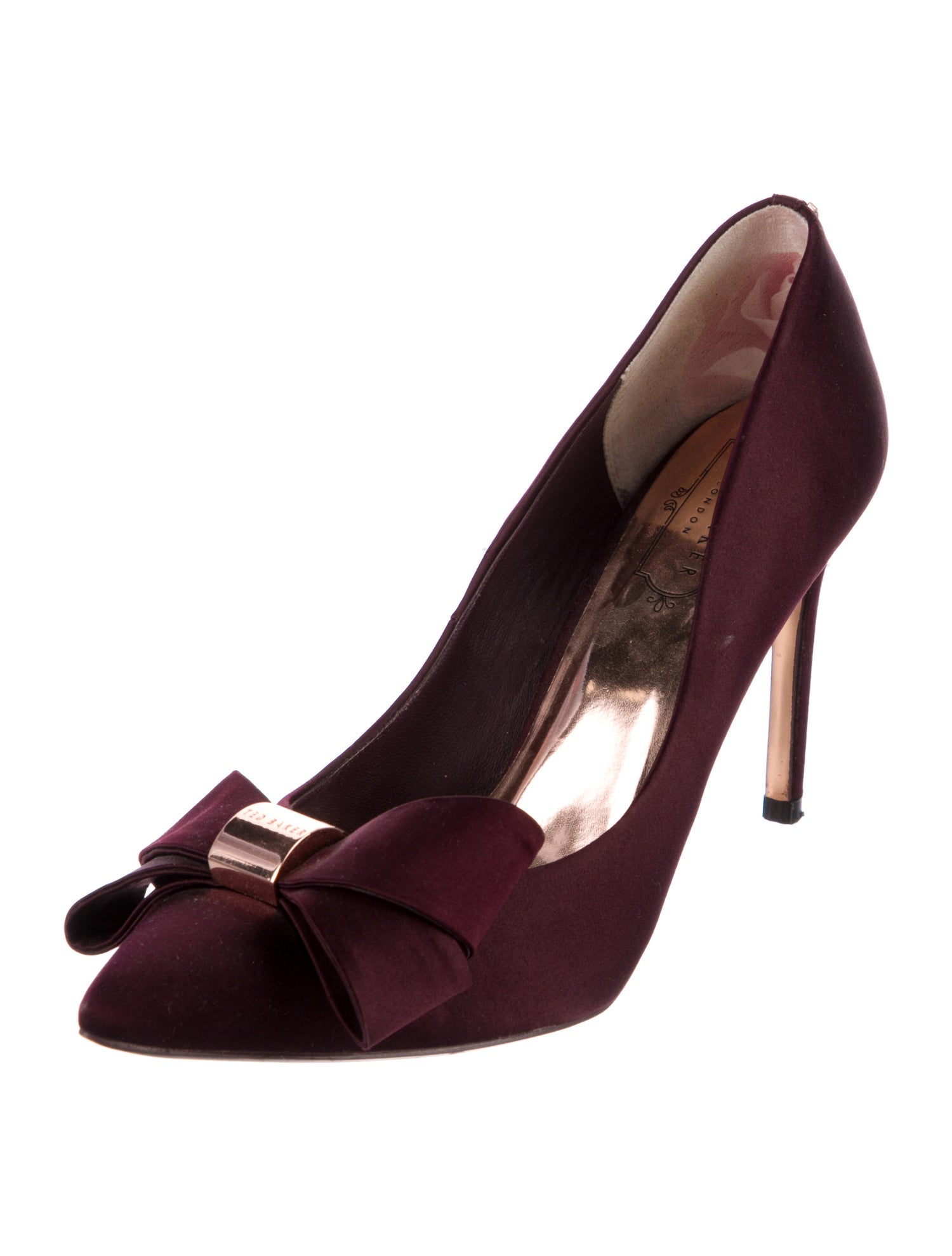 Ted Baker Satin Bow Accents Pumps