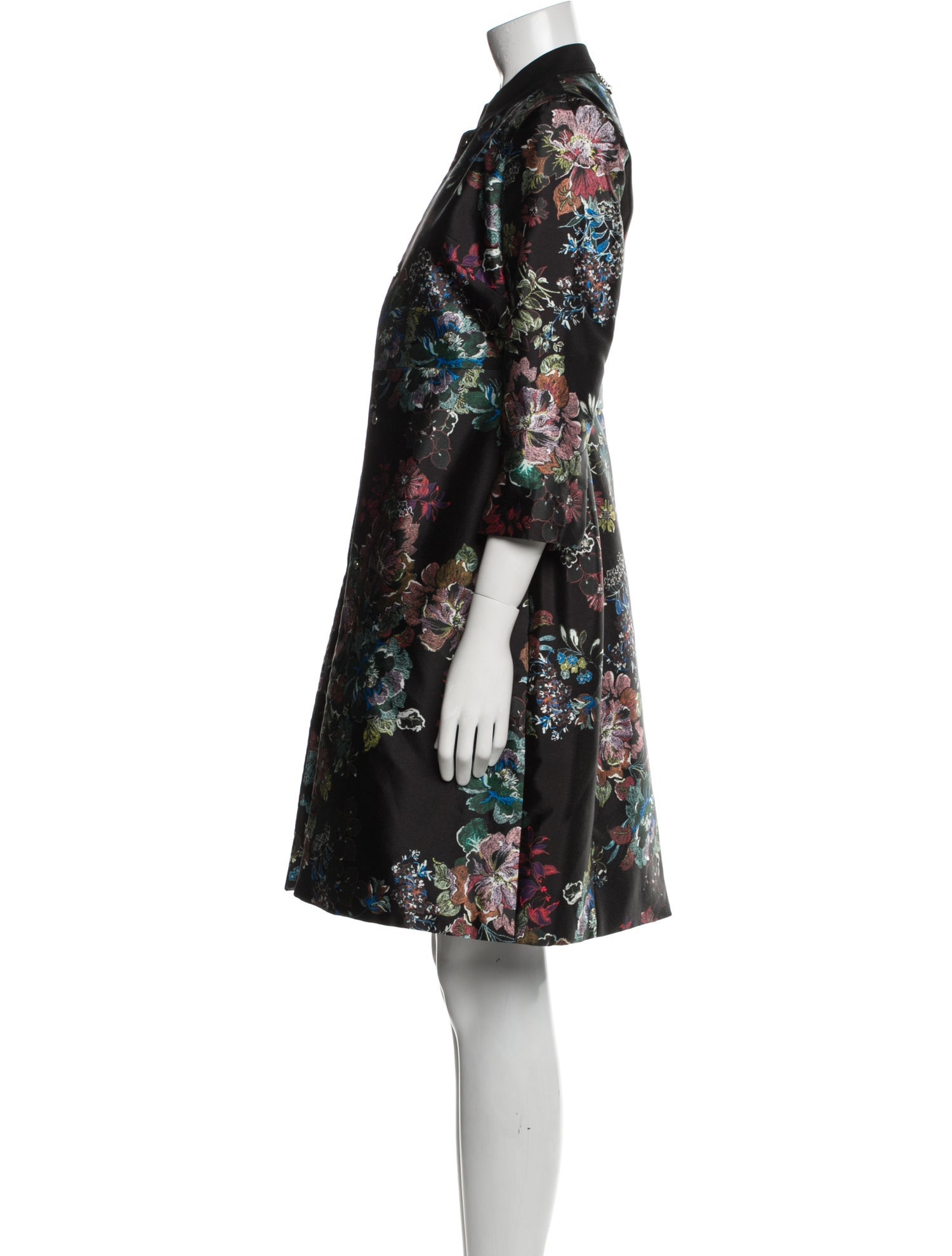 Ted Baker Floral Print Embroidered Accent Dress Set
