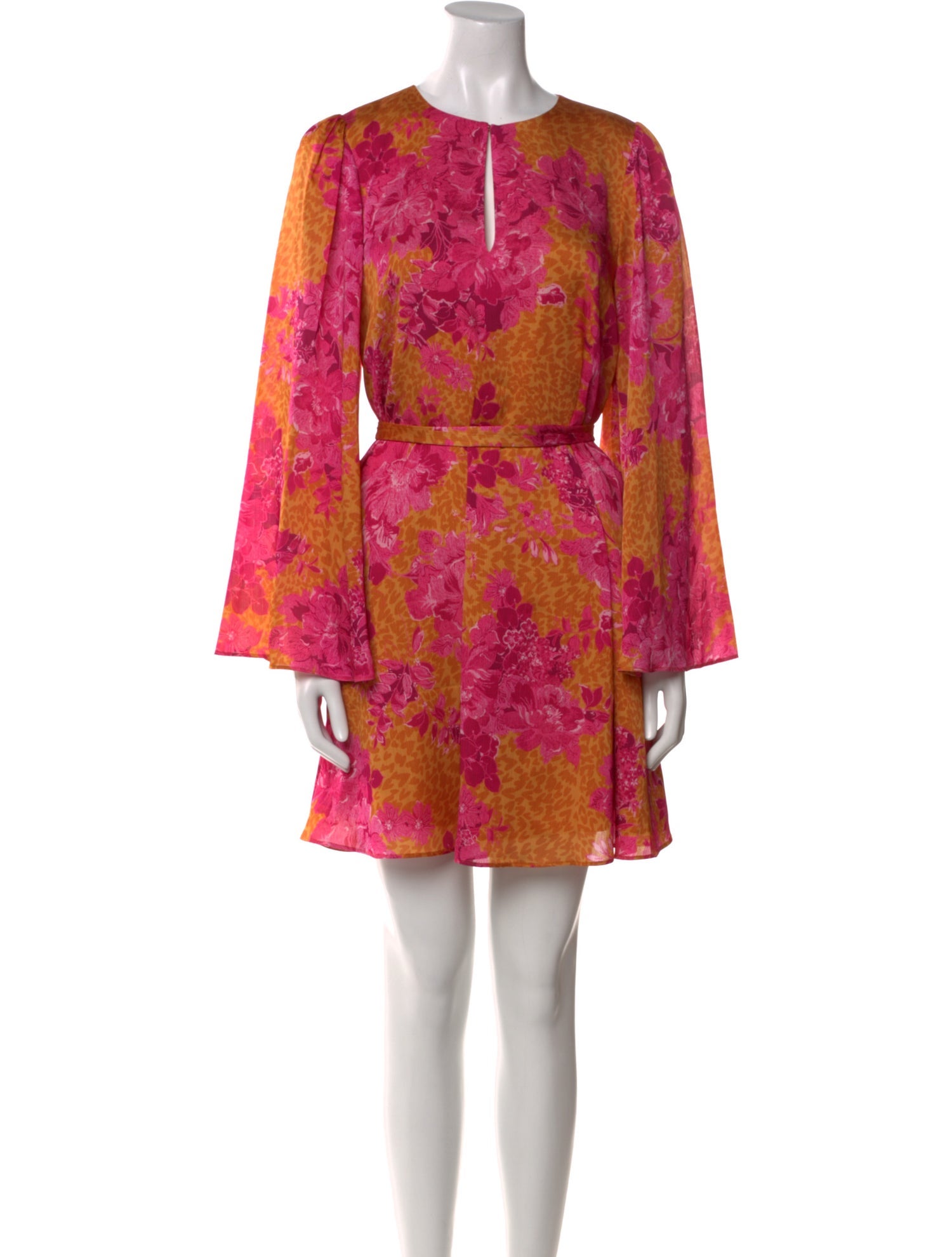 Ted Baker Floral Print Mini Dress