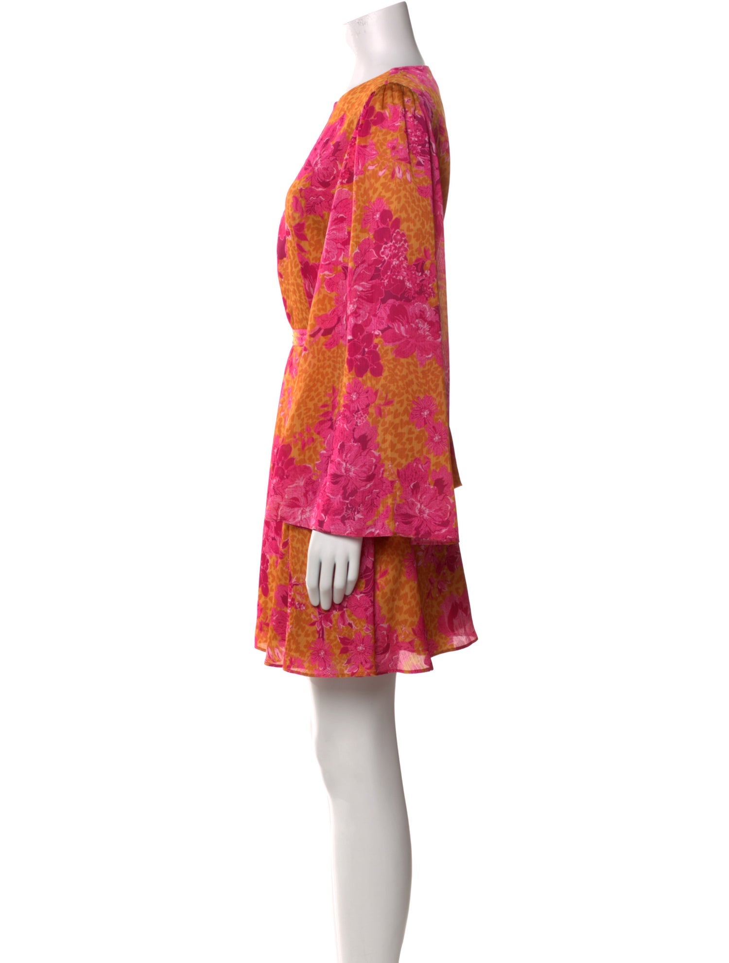 Ted Baker Floral Print Mini Dress