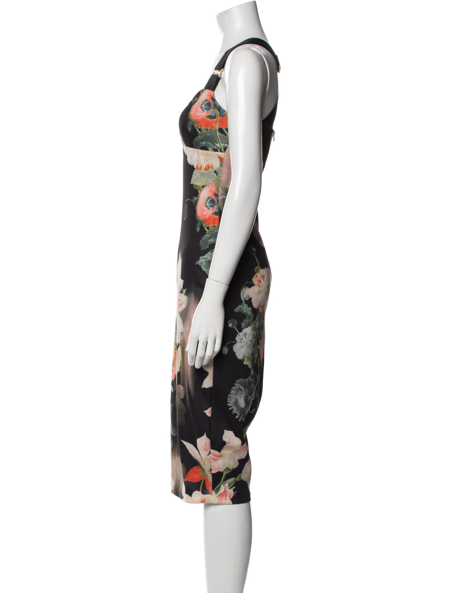 Ted Baker Floral Print Knee-Length Dress