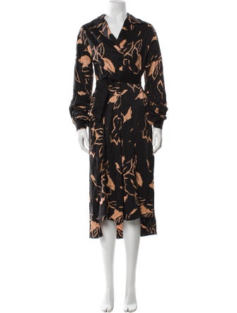 Ted Baker Printed Long Dress