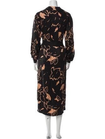 Ted Baker Printed Long Dress