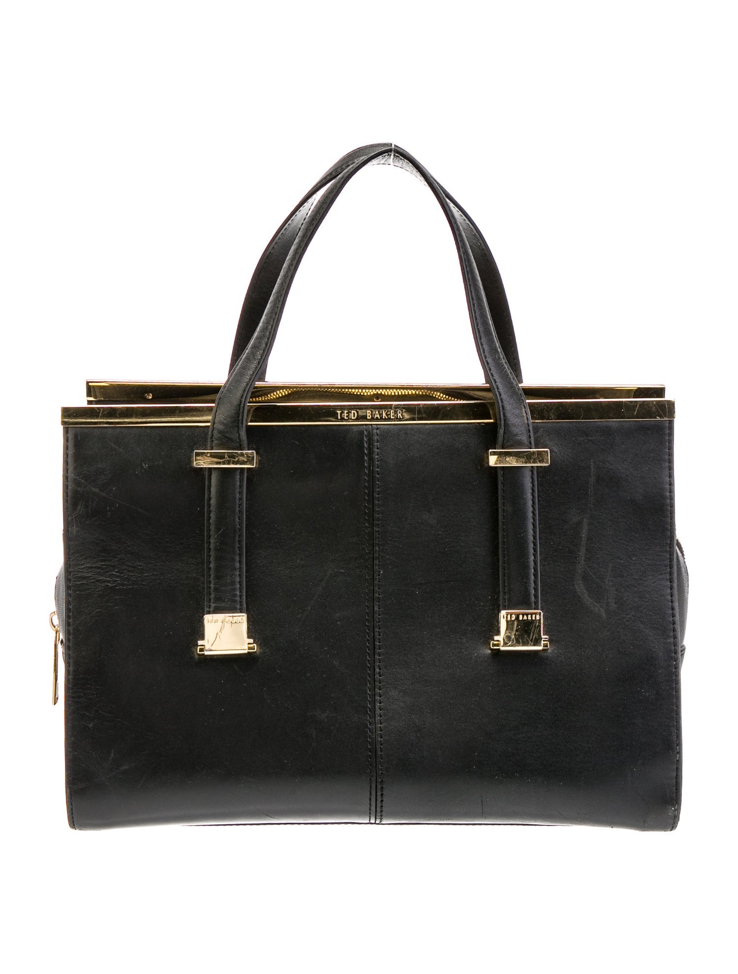 Ted Baker Leather Top Handle Bag