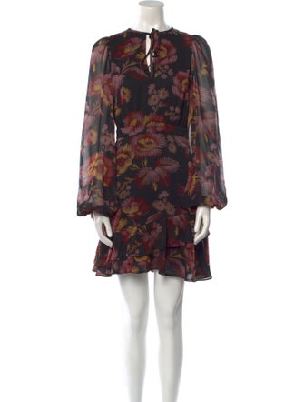 Ted Baker Floral Print Mini Dress