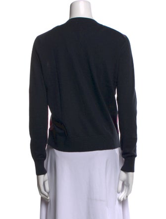 Ted Baker Floral Print Scoop Neck Sweater