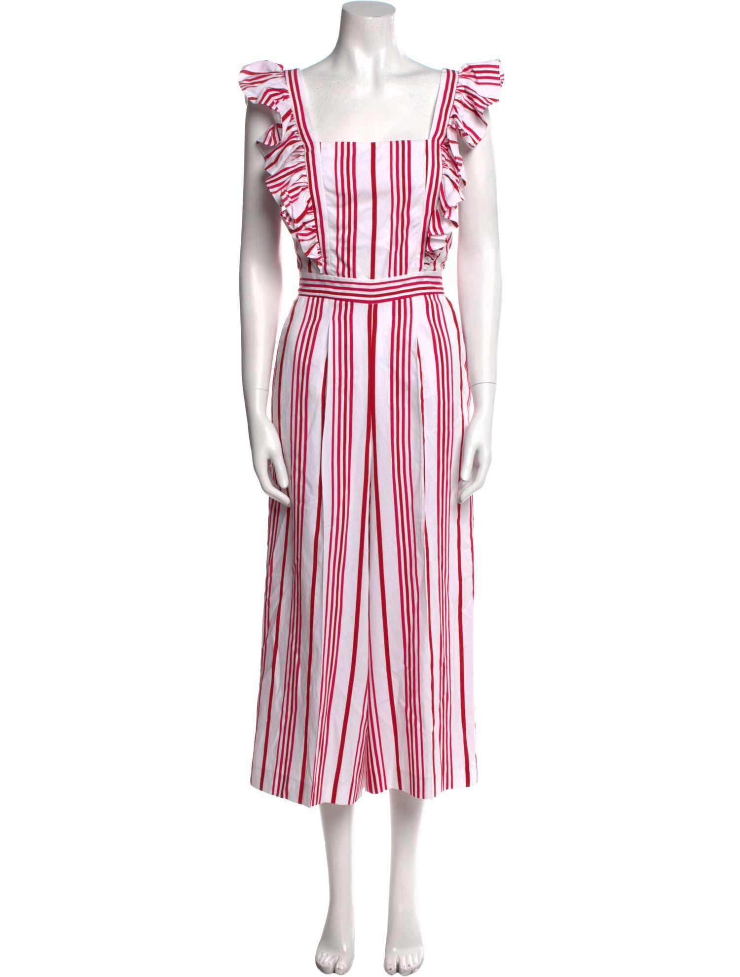 Ted Baker Striped Square Neckline Jumpsuit