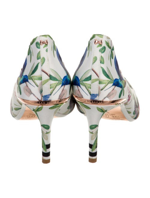 Ted Baker Satin Floral Print Pumps