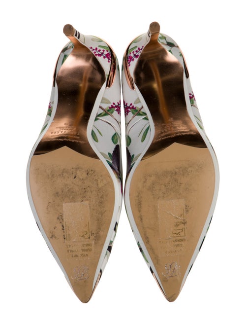 Ted Baker Satin Floral Print Pumps