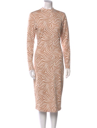 Ted Baker Printed Midi Length Dress