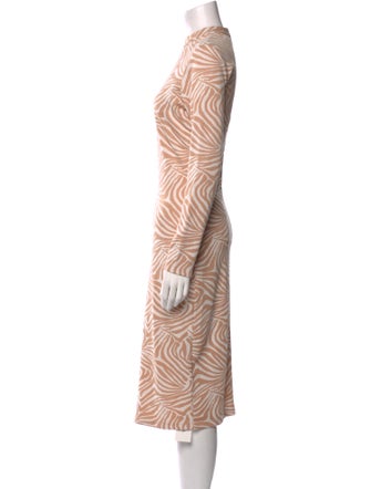 Ted Baker Printed Midi Length Dress