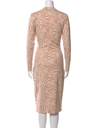 Ted Baker Printed Midi Length Dress