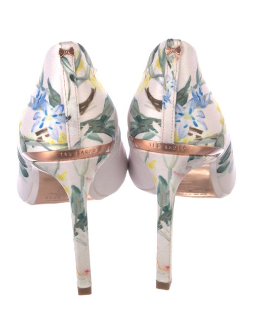 Ted Baker Floral Print Slingback Pumps
